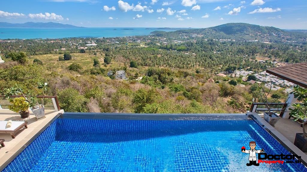 Fantastic 4 Bedroom Sea View Villa - Bophut - Koh Samui - for sale